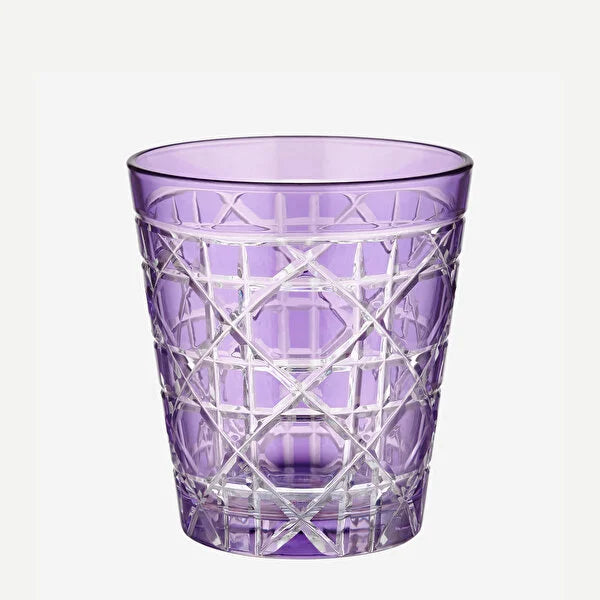 Mor Cam Su Bardağı 345 ml Gloria Collection by Chiara Alessi