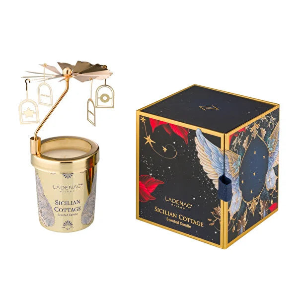 Altın Cam Mum 75 gr Sicialian Cottage Collection by Ladenac Milano