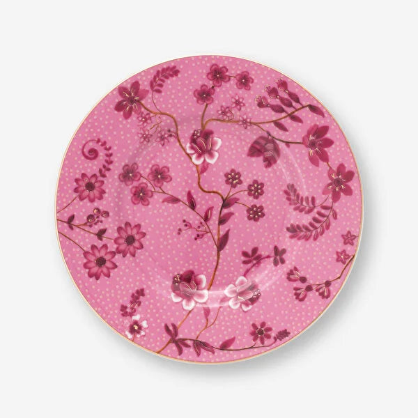 Pembe Porselen Petit Four Tabağı 12 Cm Jolie Collection by Pip Studio