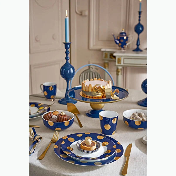 Lacivert Porselen Kahvaltı Tabağı 21 Cm Dot Delight Collection by Pip Studio