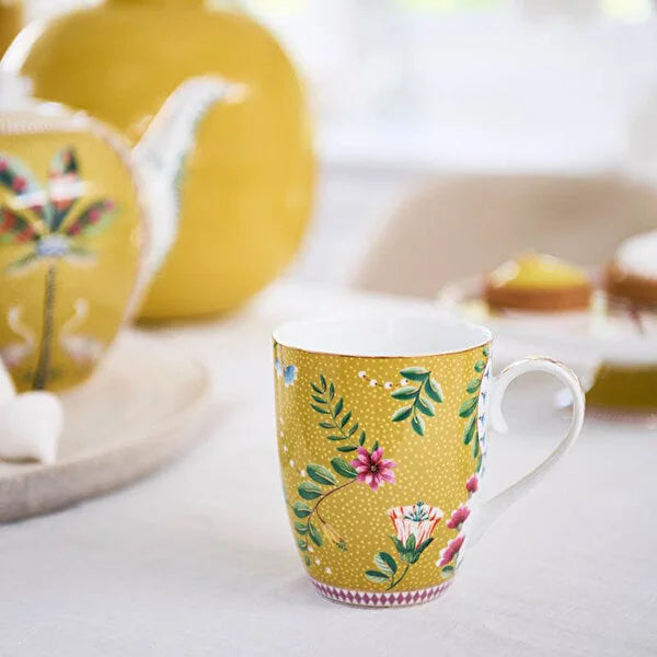 Pip Studio La Majorelle Sarı Porselen Kupa Seti 350 ml
