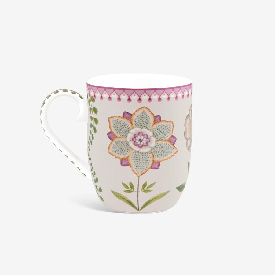 Pip Studio Lily & Lotus Mor Porselen Kupa Seti 145 ml