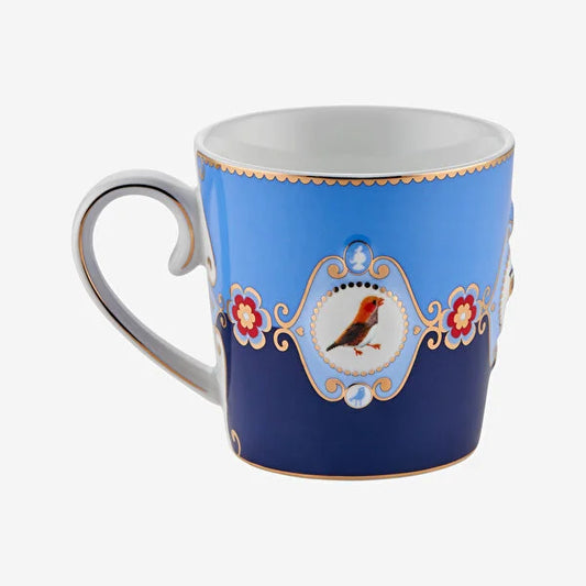Pip Studio Love Birds Mavi Porselen Kupa 250 ml