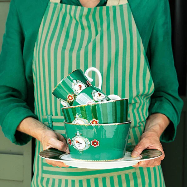 Pip Studio Yeşil Porselen Salata Kasesi 15 Cm 51003307