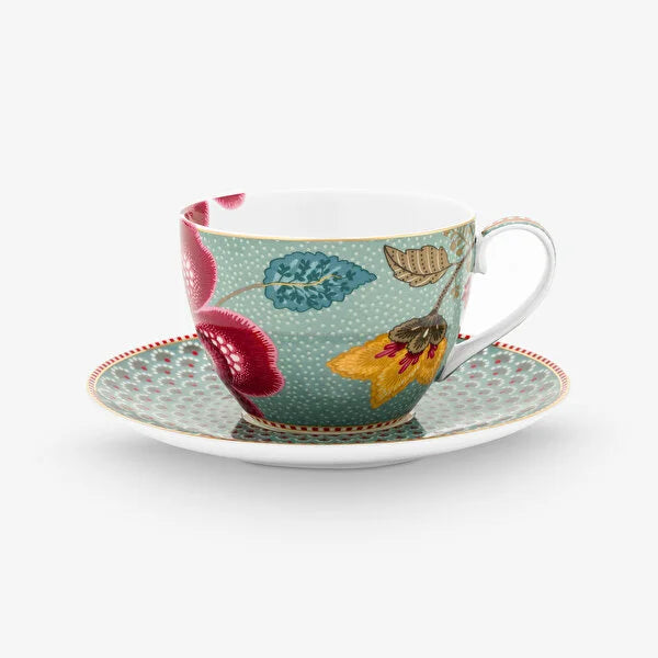 Pip Studio Mavi Porselen Çay Fincanı 280 ml