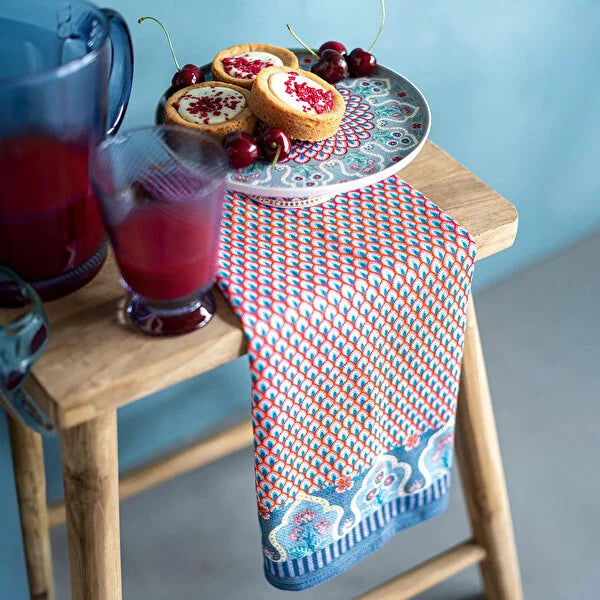 Mavi Porselen Kek Standı 21 cm Flower Festival Collection by Pip Studio