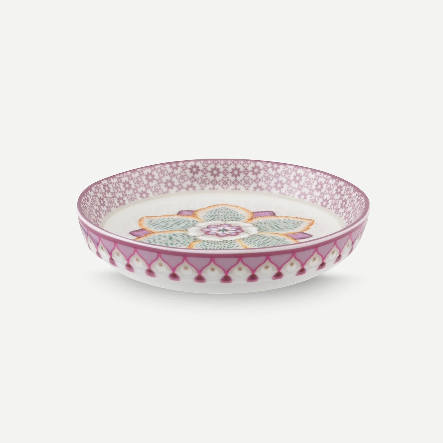 Pip Studio Lily & Lotus Beyaz Porselen Çay Tabağı 9 cm