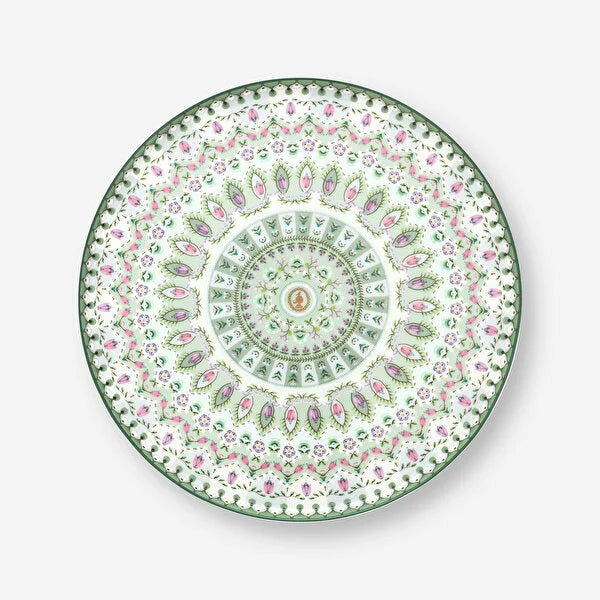 Pip Studio Lily & Lotus Yeşil Porselen Kek Standı 21 cm