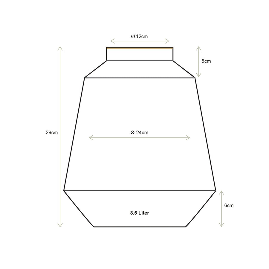 Mavi Metal Vazo 24X29 Cm Dot Delight Collection by Pip Studio