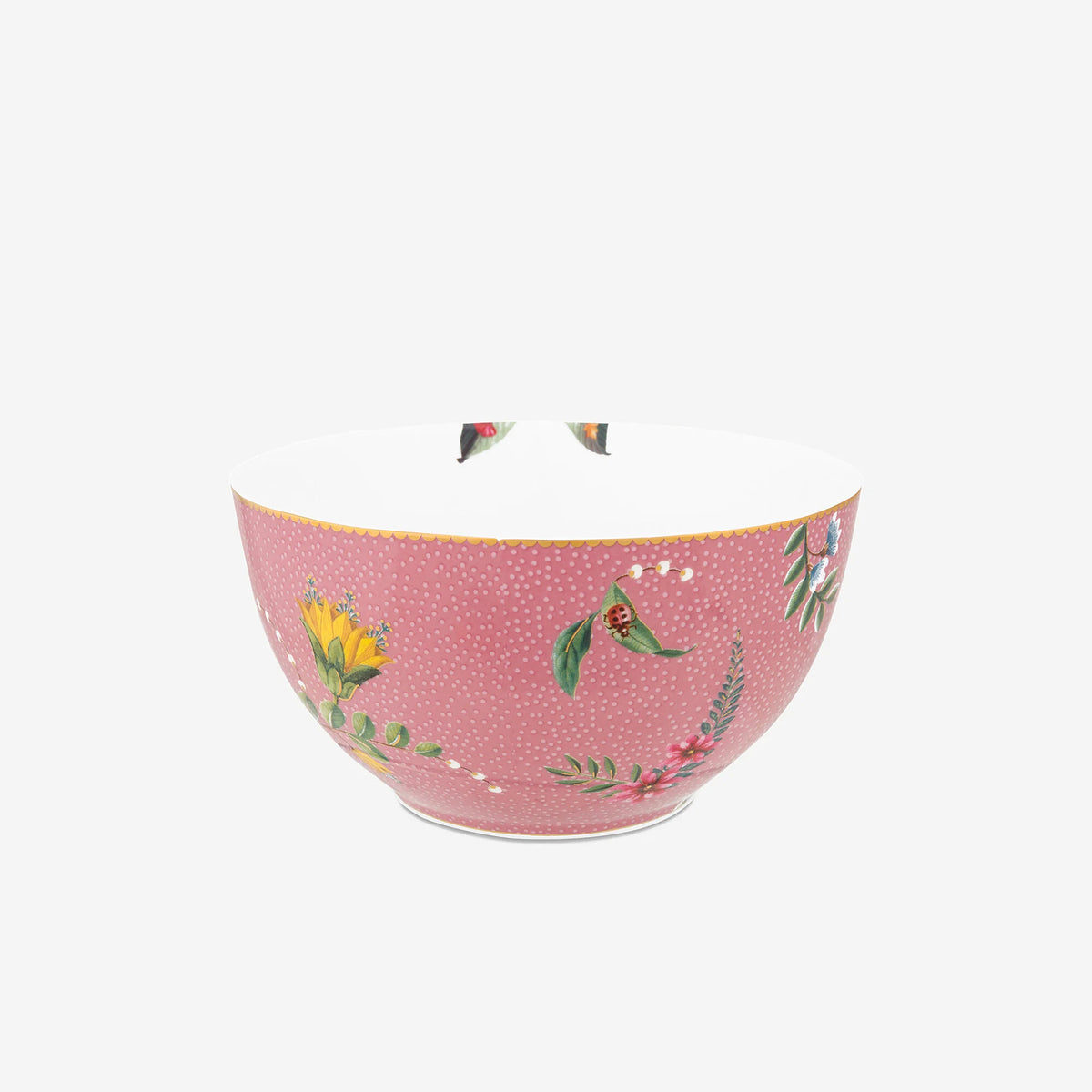 Pip Studio La Majorelle Pembe Porselen Kase 15 cm