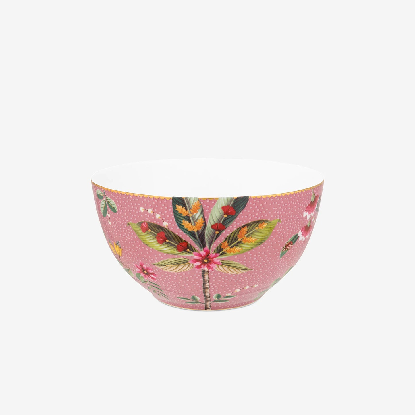 Pip Studio La Majorelle Pembe Porselen Kase 15 cm