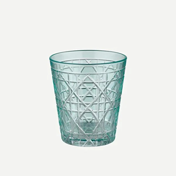 Turkuaz Cam Su Bardağı 345 ml Gloria Collection by Chiara Alessi