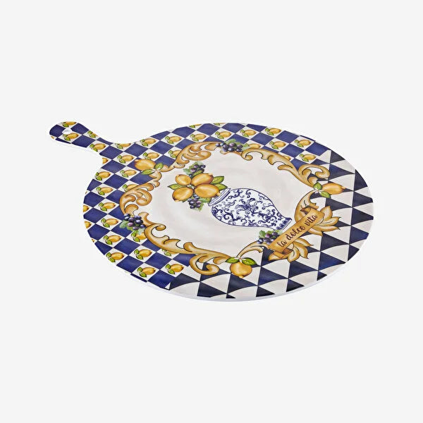 Chiara Alessi Capri Mavi Melamin Sunum Tahtası - 41 cm