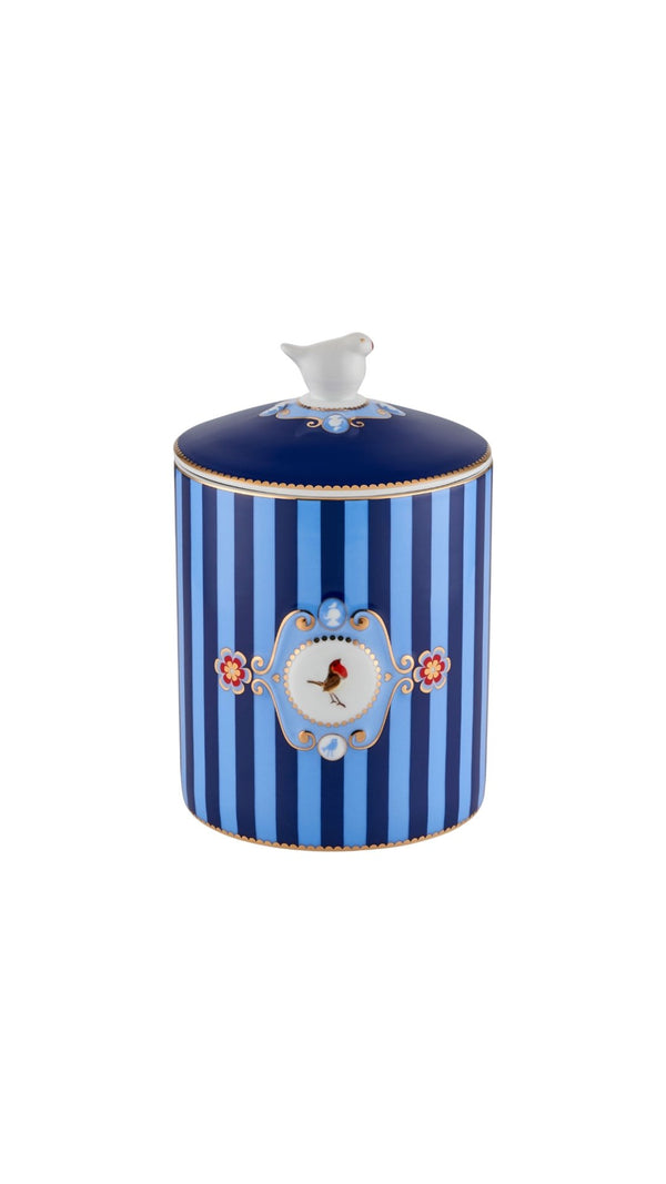 Mavi Porselen Saklama Kabı 1300 ml Love Birds Collection by Pip Studio