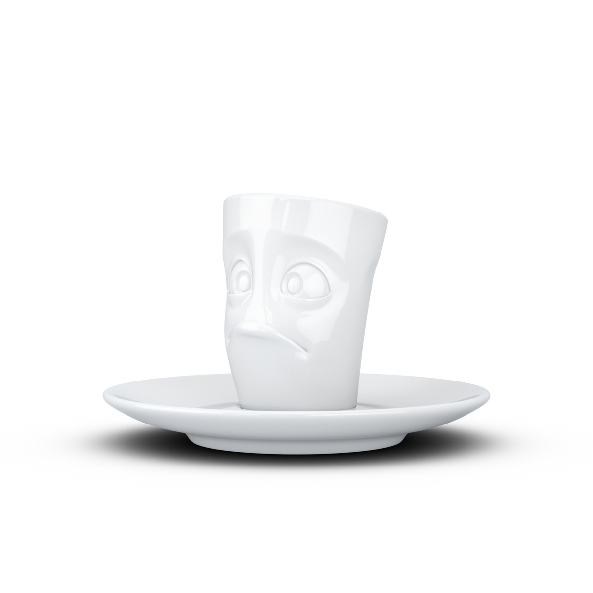 Baffled- beyaz kahve fincanı, 80 ml