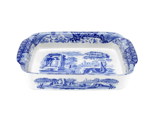 Spode Blue Italian 30 cm Dikdörtgen Fırın Servis Tabağı