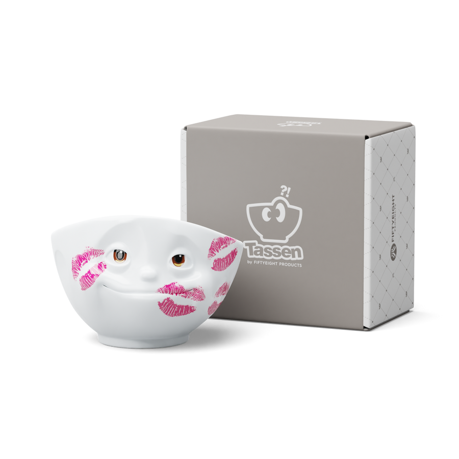 Kissed Beyaz Porselen Kase 500 ml