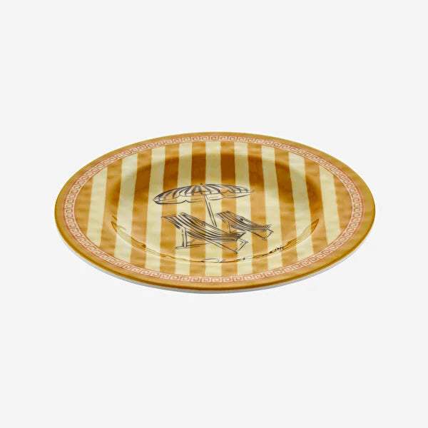 Chiara Alessi Cote D Azur Sarı Melamin 21,5 cm Kahvaltı Tabağı CAMCA1079BL2
