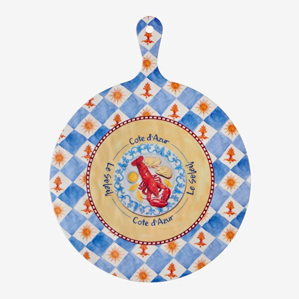 Chiara Alessi Cote D Azur Mavi Melamin 41 cm Sunum Tahtası CAMCA5020BL1