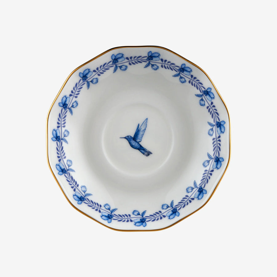 Mavi Porselen Kahve Fincan Seti 100 ml Primavera Collection by Chiara Alessi