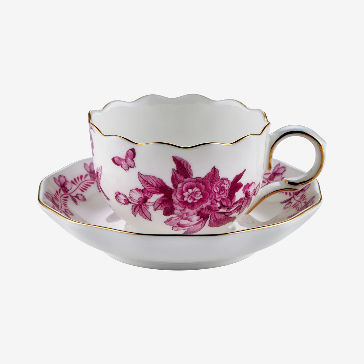 Pembe Porselen Kahve Fincan Seti 100 ml Primavera Collection by Chiara Alessi