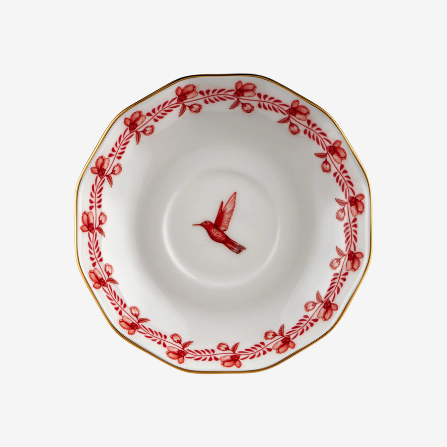 Kırmızı Porselen Kahve Fincan Seti 100 ml Primavera Collection by Chiara Alessi