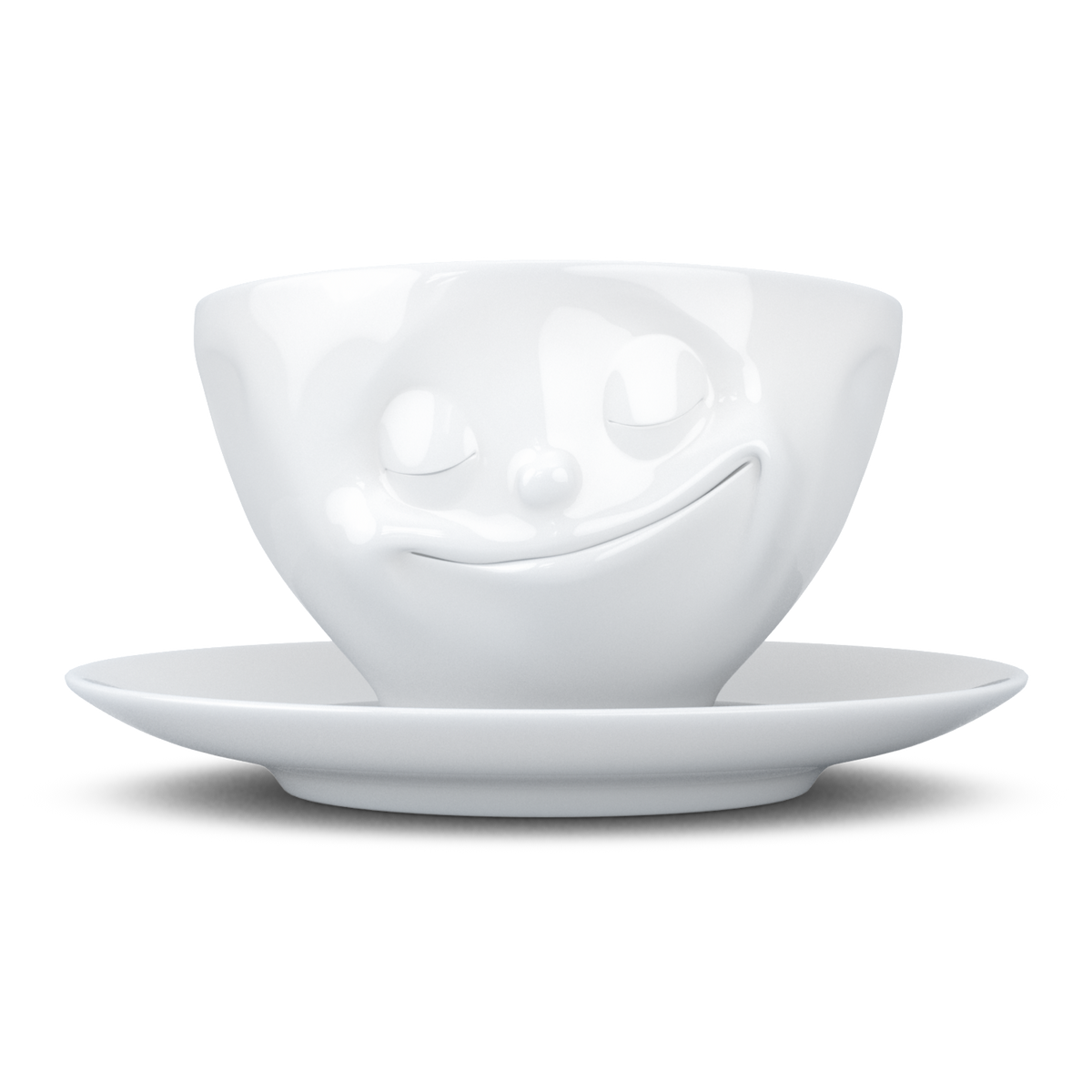 Happy- beyaz çay fincanı, 200 ml