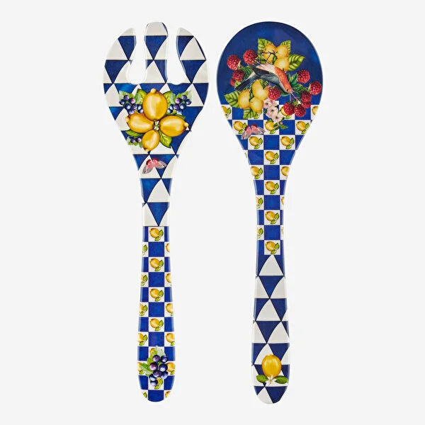 Chiara Alessi Mavi Melamin Servis Seti 28 cm