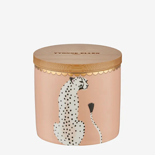 Yvonne Ellen Animals Pembe Porselen Saklama Kabı 10X9,5 Cm