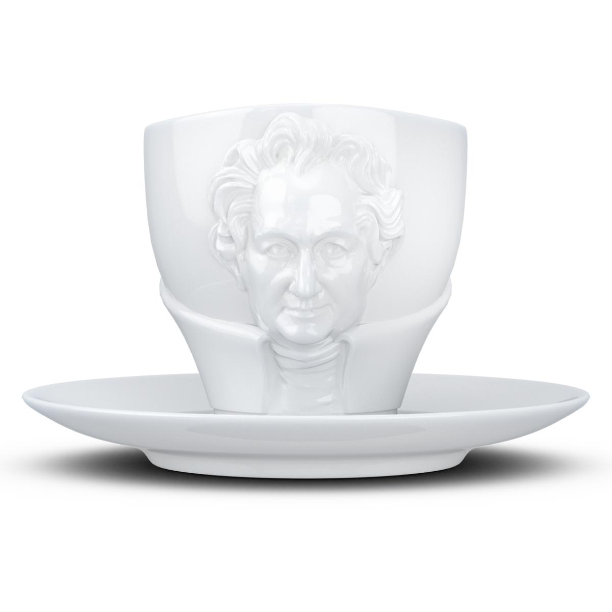 Yetenek fincanı ''Johann Wolfgang von Goethe'' Beyaz, 260 ml