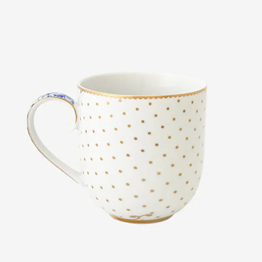 Beyaz Porselen Kupa 260 ml Royal White Collection by Pip Studio