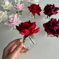 Roses Atelier Peçete Yüzüğü Kırmızı Gül (6 adet)