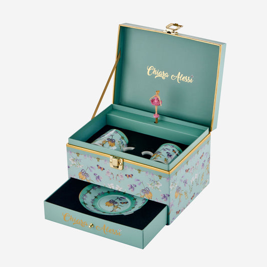 Chiara Alessi Ballerina Yeşil Porselen Kahve Fincan Seti 120 ml CAMB205AGR
