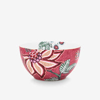 Kırmızı Porselen Kase 15 cm Flower Festival Collection by Pip Studio