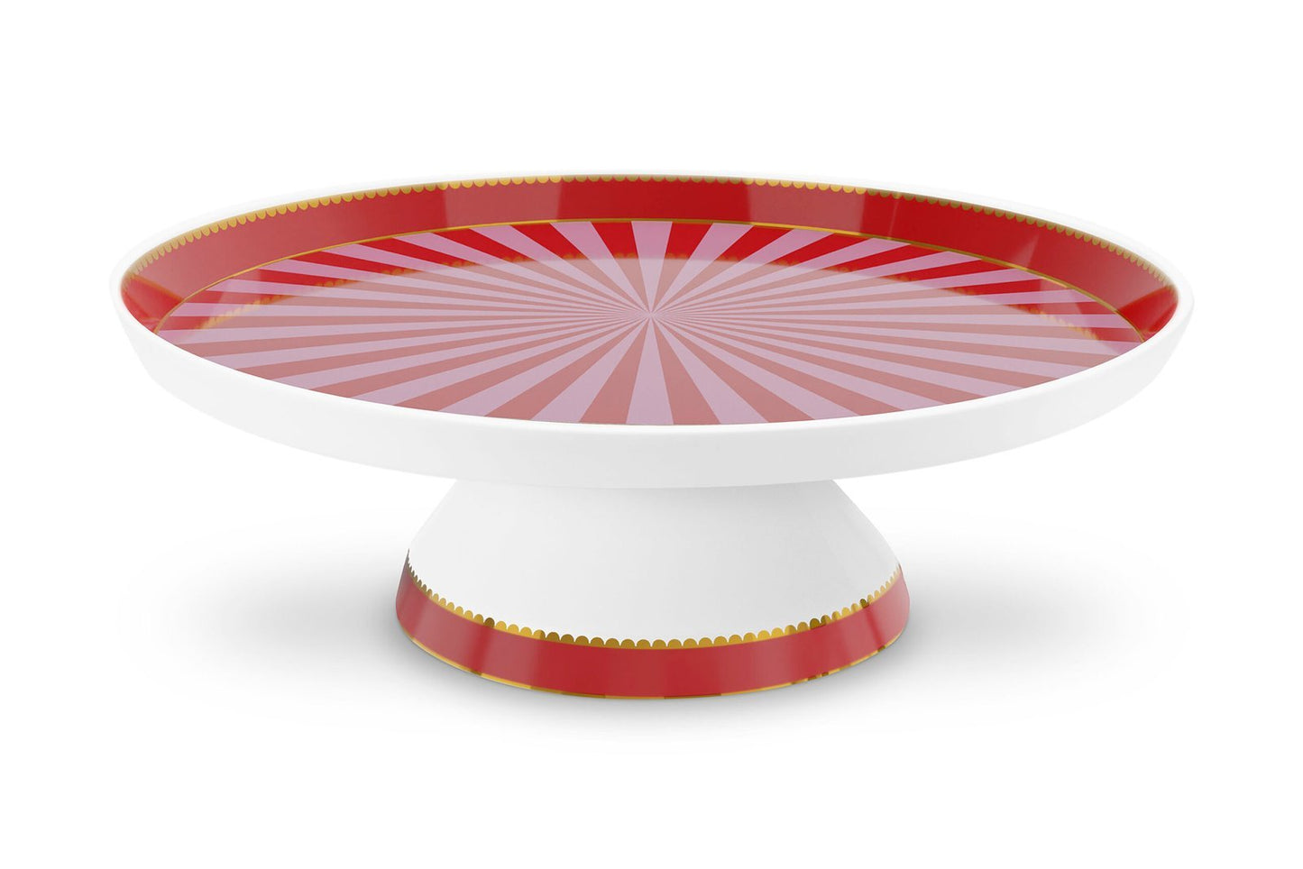 Pembe Porselen Kek Standı 24 Cm Love Birds Collection by Pip Studio