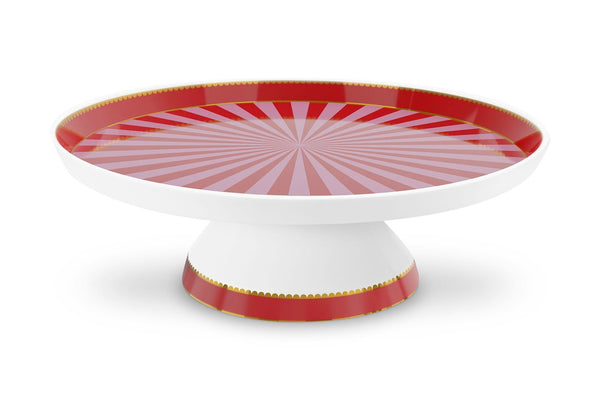 Pembe Porselen Kek Standı 24 Cm Love Birds Collection by Pip Studio