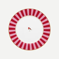 Kırmızı Pembe Porselen Kahvaltı Tabağı 21 Cm Love Birds Collection by Pip Studio