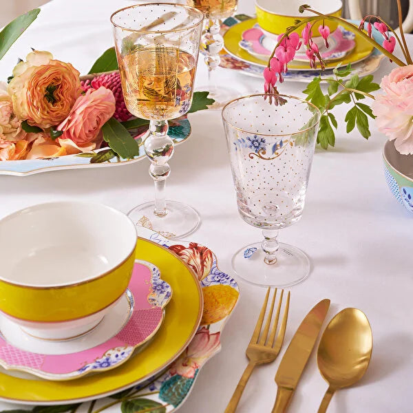 Pembe Porselen Pasta Tabağı 17 Cm Royal Collection by Pip Studio
