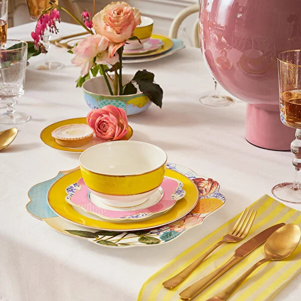 Pembe Porselen Pasta Tabağı 17 Cm Royal Collection by Pip Studio