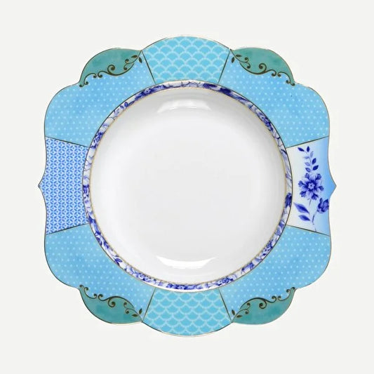 Mavi Porselen Çukur Tabak 23,5 Cm Royal Collection by Pip Studio