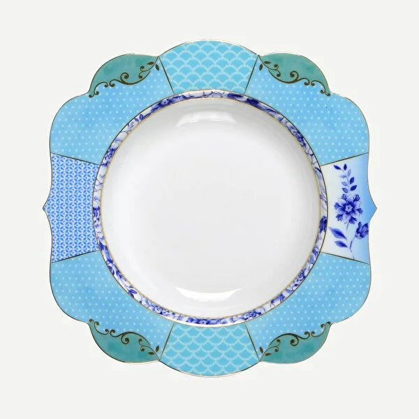 Mavi Porselen Çukur Tabak 23,5 Cm Royal Collection by Pip Studio