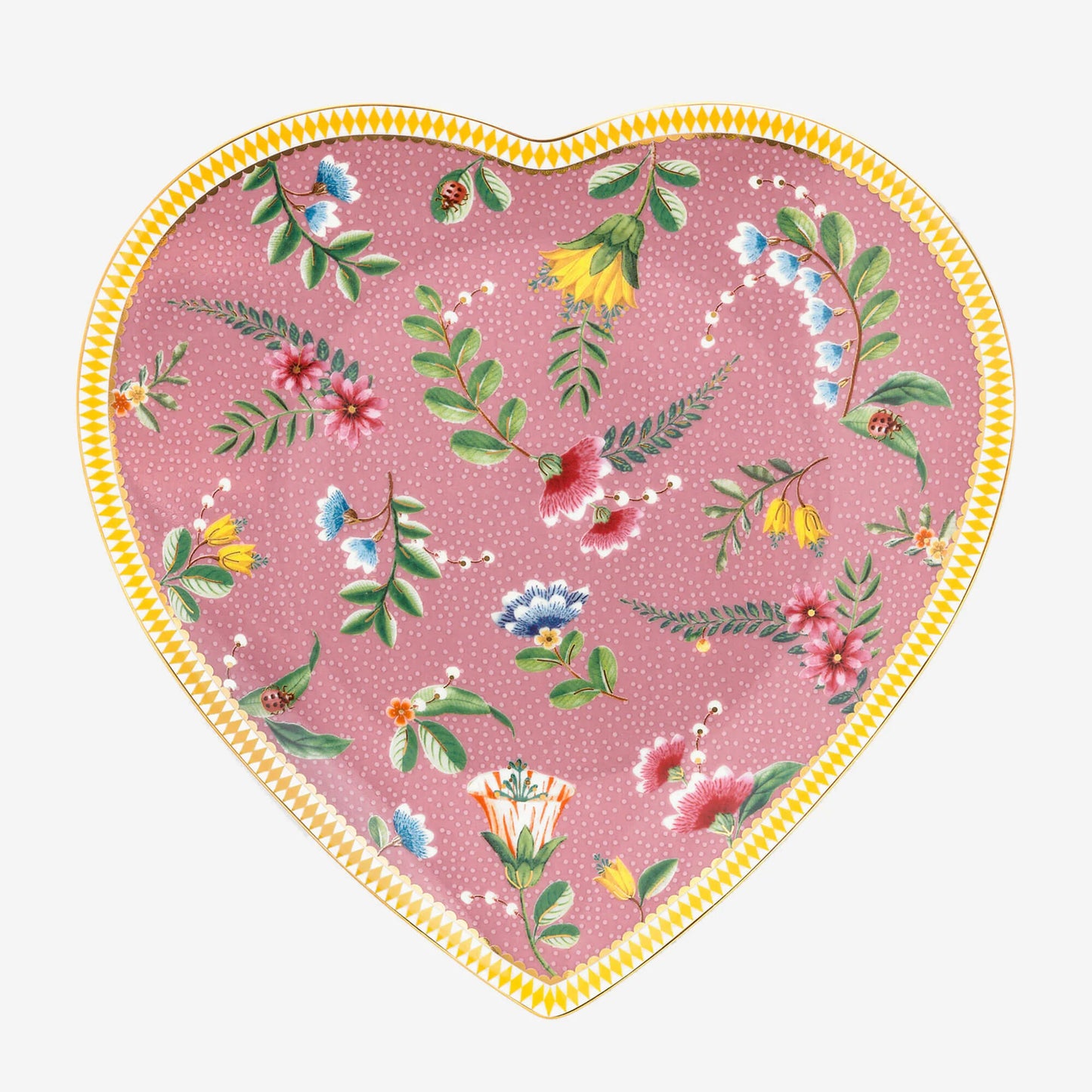 Pip Studio La Majorelle Pembe Porselen Kalpli Tabak Seti 21,5 cm