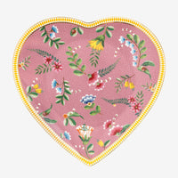 Pip Studio La Majorelle Pembe Porselen Kalpli Tabak Seti 21,5 cm - 5