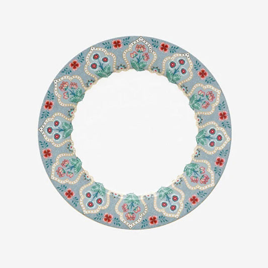 Mavi Porselen Kahvaltı Tabağı 21 cm Flower Festival Collection by Pip Studio