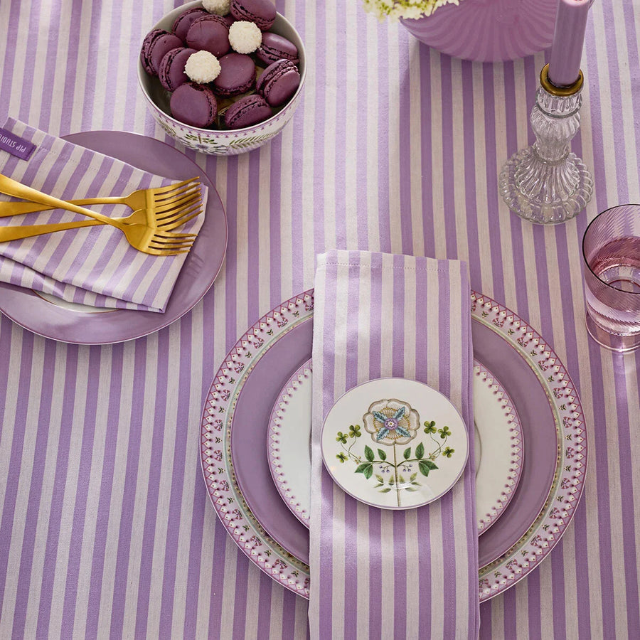 Pip Studio Lily & Lotus Beyaz Porselen Petit Four Tabağı 12 cm