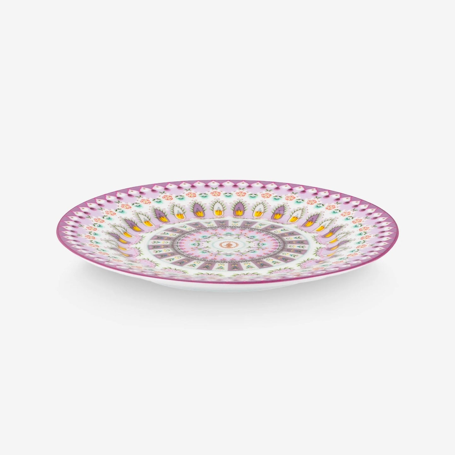 Pip Studio Lily & Lotus Mor Porselen Pasta Tabağı 17 cm