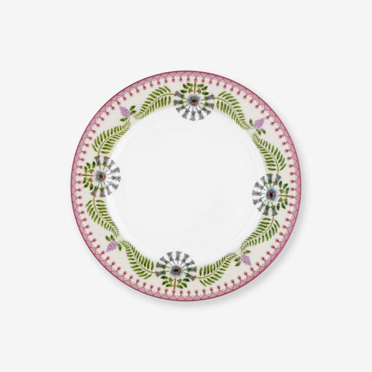 Pip Studio Lily & Lotus Beyaz Porselen Kahvaltı Tabağı 23 cm