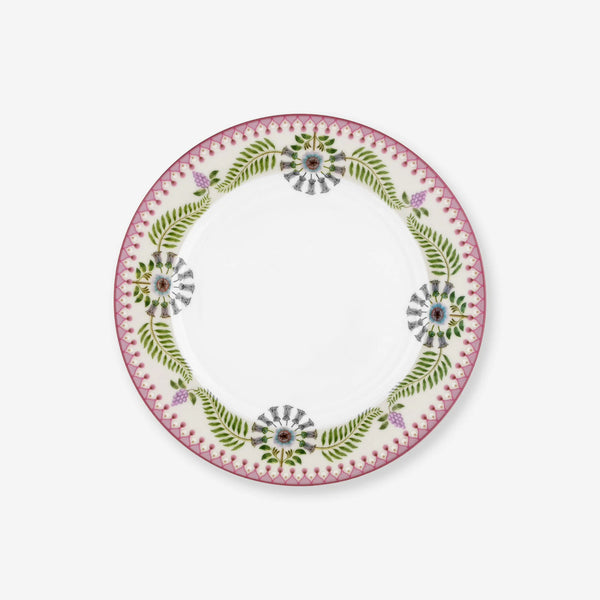 Pip Studio Lily & Lotus Beyaz Porselen Kahvaltı Tabağı 23 cm
