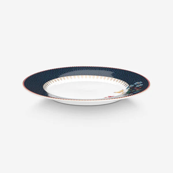 Pip Studio Berry Blues Mavi Porselen Pasta Tabağı 17 cm