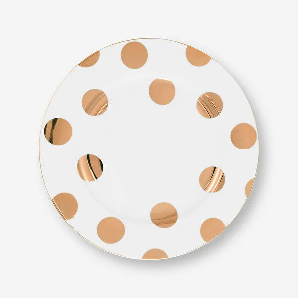 Beyaz Porselen Kahvaltı Tabağı 23 Cm Dot Delight Collection by Pip Studio